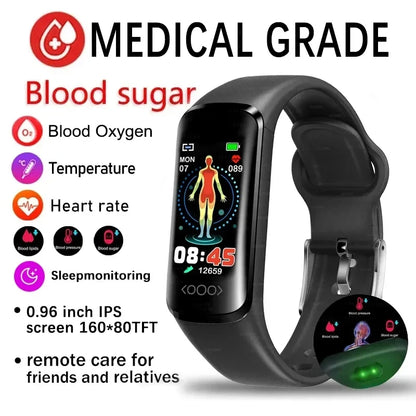 Smart Watch Blood Pressure Monitor Waterproof Heart Rate Watch Fitness Tracker Bracelet
